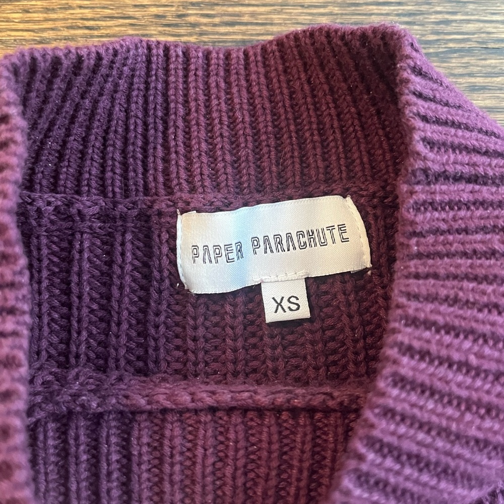 Plum Sweater and Slip Skirt Set - Picture 5 of 8